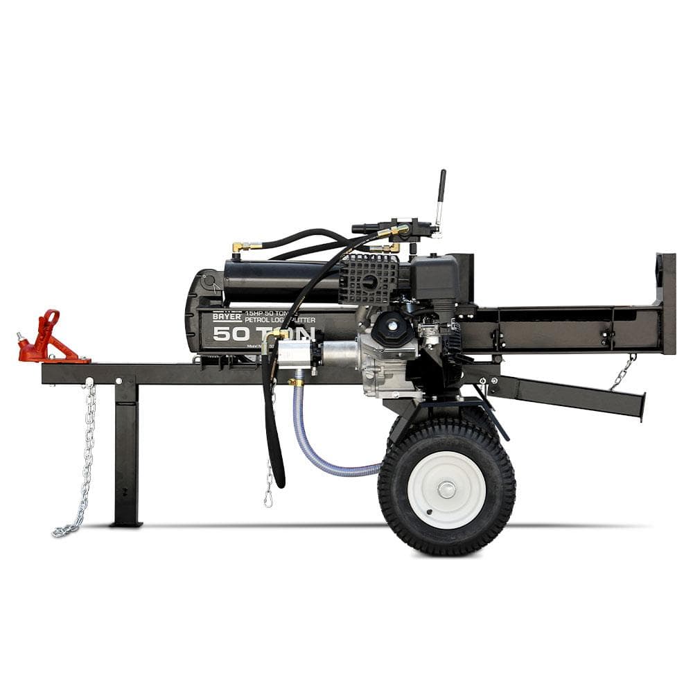 Log splitter side profile
